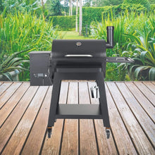 Load image into Gallery viewer, 53" Heavy-Duty Portable Wood Pellet BBQ Grill With Cart (SAK93641)