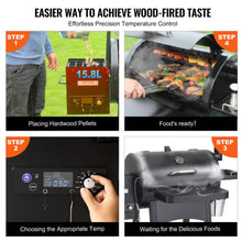 Load image into Gallery viewer, 53" Heavy-Duty Portable Wood Pellet BBQ Grill With Cart (SAK93641)