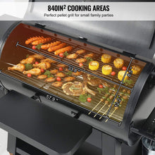 Load image into Gallery viewer, 62" Heavy-Duty Portable Wood Pellet BBQ Grill With Cart (SAK91308)