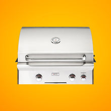 Load image into Gallery viewer, American Outdoor Grill 24NBL L-Series 2-Burner Built-In Natural Gas Grill W/ Rotisserie Kit, 24" [24NBL] (SAK81425)