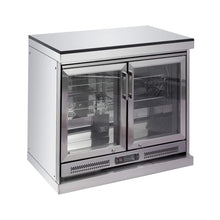Load image into Gallery viewer, Castelle Flame 62-Inch 6-Burner Gas Outdoor Grill Island With Wine Cooler And Rotisserie (SAK31642)
