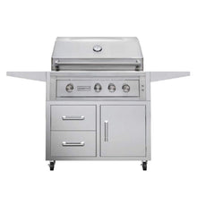 Load image into Gallery viewer, Edgestar 89K BTU 36" Liquid Propane Freestanding LED Lighting Grill Cart With Rotisserie (SAK85914)