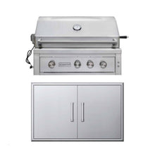 Load image into Gallery viewer, Edgestar 89K BTU 36" Wide Liquid Propane Built In Grill With Insulated Jacket And Double Access Doors (SAK78429)