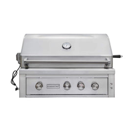 Edgestar 89K BTU Built-In Grill With Rotisserie And LED Lighting, 36