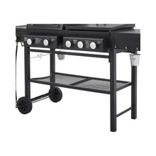 Load image into Gallery viewer, Castelle Flame Heavy-Duty All-In-One Outdoor 5-Burner 56K BTU LP Grill (SAK57124)