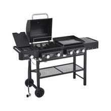 Load image into Gallery viewer, Castelle Flame Heavy-Duty All-In-One Outdoor 5-Burner 56K BTU LP Grill (SAK57124)