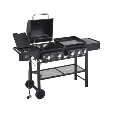 Castelle Flame Heavy-Duty All-In-One Outdoor 5-Burner 56K BTU LP Grill (SAK57124)