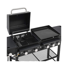Load image into Gallery viewer, Castelle Flame Heavy-Duty All-In-One Outdoor 5-Burner 56K BTU LP Grill (SAK57124)