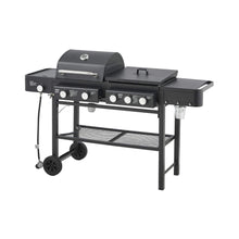 Load image into Gallery viewer, Castelle Flame Heavy-Duty All-In-One Outdoor 5-Burner 56K BTU LP Grill (SAK57124)