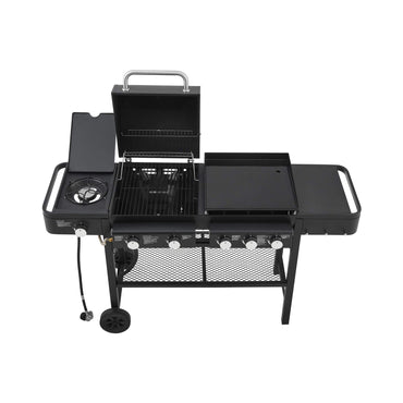Castelle Flame Heavy-Duty All-In-One Outdoor 5-Burner 56K BTU LP Grill (SAK57124)