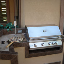 Load image into Gallery viewer, KoKoMo Grills 32" Heavy Duty 60K BTU LP/NG 4 Burner Built-In Stainless Steel Gas Grill (SAK25317)