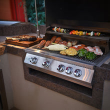 Load image into Gallery viewer, KoKoMo Grills 32" Heavy Duty 60K BTU LP/NG 4 Burner Built-In Stainless Steel Gas Grill (SAK25317)