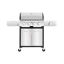 Load image into Gallery viewer, Large Outdoor 42K BTU BBQ Stainless Steel Propane Gas Grill With 4 Burners (SAK61283)